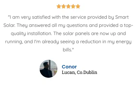 conor in lucan review of smart solar company